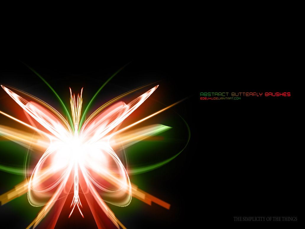 Abstract Butterfly Brushes Photoshop brush