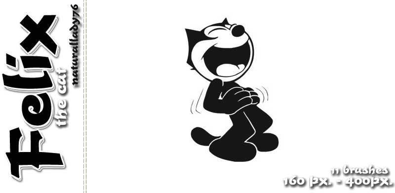 Felix the Cat: Brush Set Photoshop brush