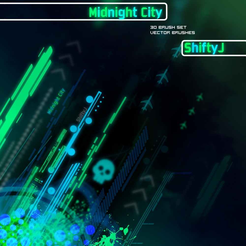 Midnight City Photoshop brush
