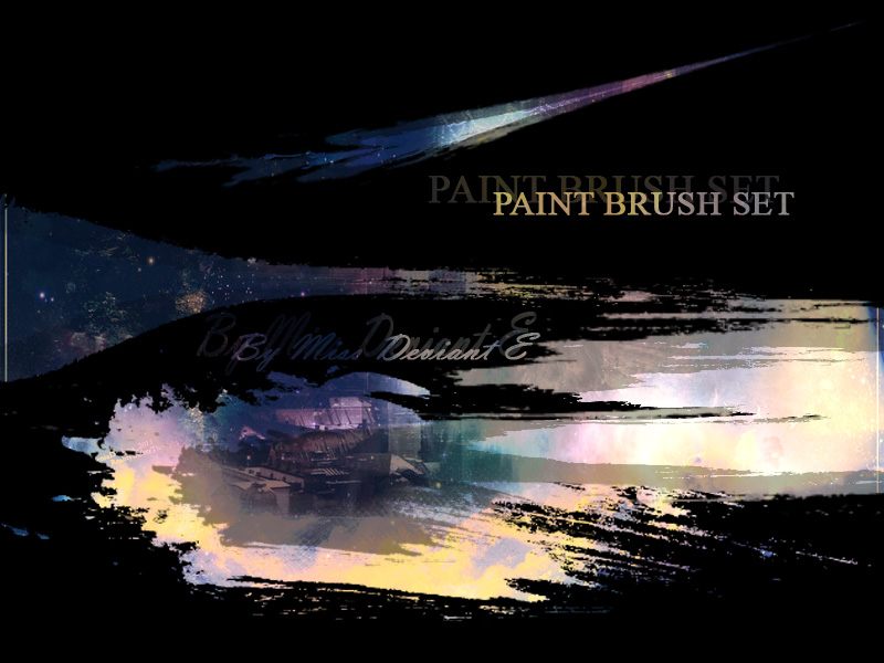 Paint Brush set Photoshop brush