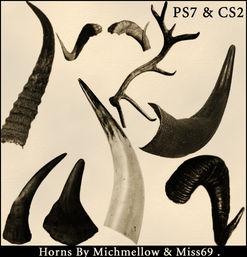 Horn Brushes Photoshop brush