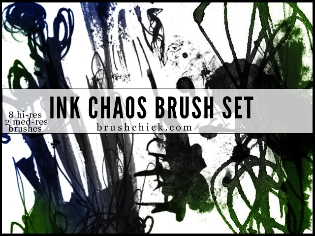 Ink & Chaos Photoshop brush