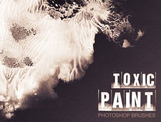 Toxic Paint Photoshop brush