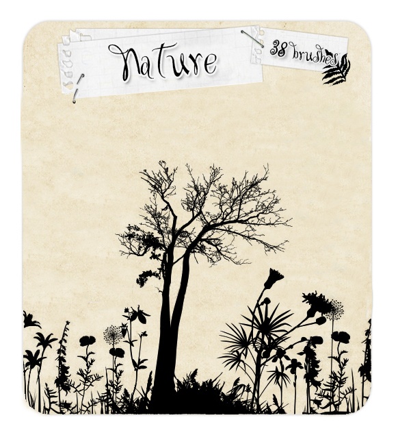 Nature Photoshop brush