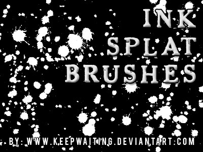Ink Splats 2 Photoshop brush
