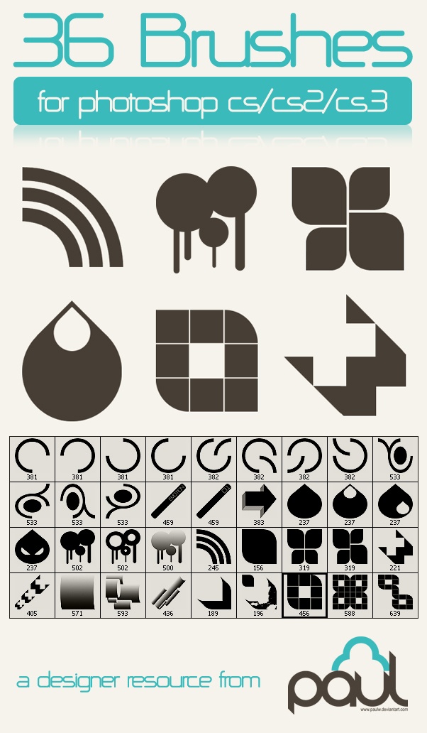 36 Vector Brushes Photoshop brush