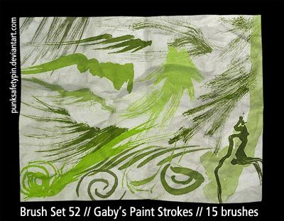 Gaby's Paint Strokes Photoshop brush
