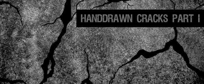 Hand-drawn Cracks Photoshop brush