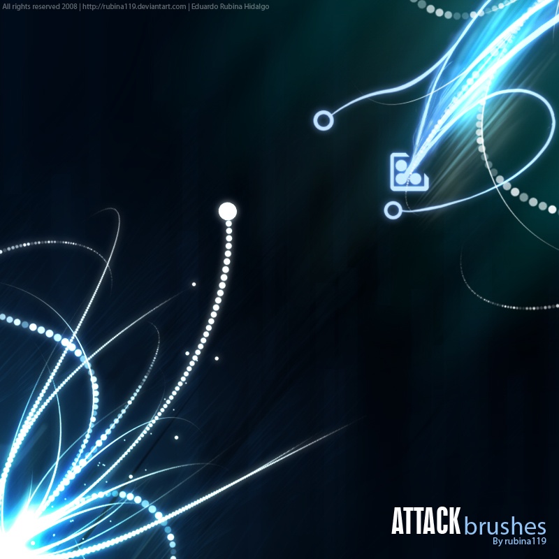 Attack Brushes Photoshop brush