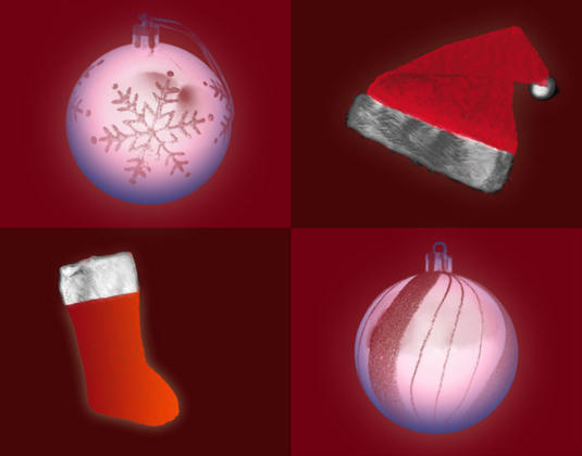Tree Hangings Ornament Brushes  Photoshop brush