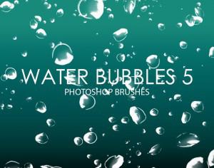 Free Water Bubbles Photoshop Brushes 5 Photoshop brush