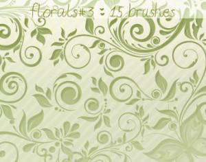 Floral Brushes 3 Photoshop brush