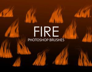 Free Digital Fire Photoshop Brushes 3 Photoshop brush
