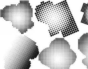 Halftone brush Photoshop brush