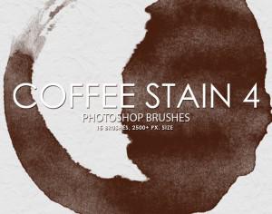 Free Coffee Stain Photoshop Brushes 4 Photoshop brush