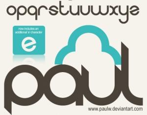 Evolution Font Photoshop brush