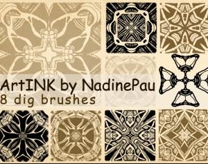ArtINK Photoshop brush