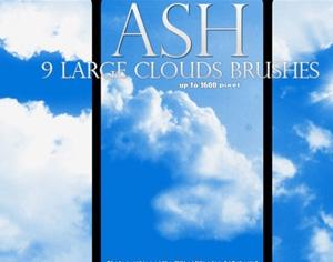 9 HQ Cloud Brushes Photoshop brush