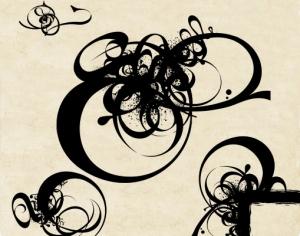 Grunge Swirls Photoshop brush