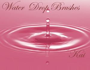 Water Drops Photoshop brush
