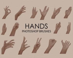 Free Hands Photoshop Brushes Photoshop brush