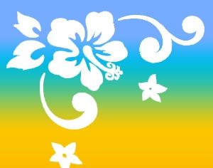 Tropical Flowers Photoshop brush