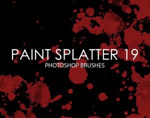 Free Paint Splatter Photoshop Brushes 19 Photoshop brush