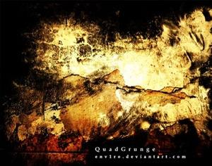 Quad Grunged Photoshop brush