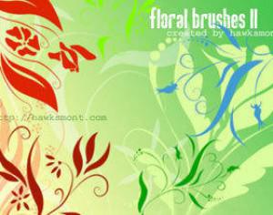 Floral Brushes II by hawksmont Photoshop brush