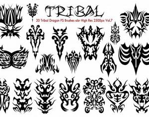 Tribal PS Brushes Vol.7 Photoshop brush