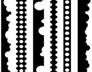 Vector Borders Brushes Part I - Circles Photoshop brush