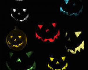 Glowing Jack O' Lantern Brushes  Photoshop brush