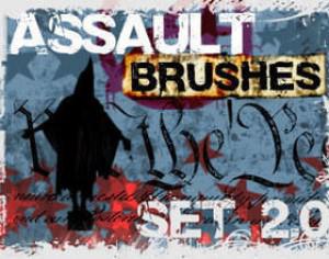 Assault Grunge Brush Set Photoshop brush