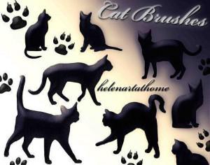 Cat Brushes Photoshop brush