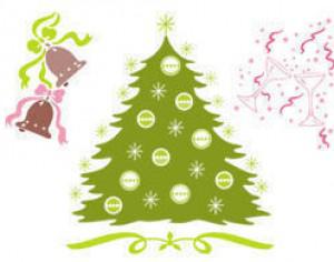 Free Christmas Brush Elements Photoshop brush