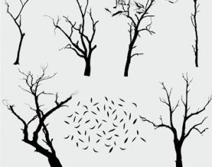 Dead Tree Brushes Photoshop brush