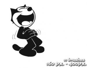 Felix the Cat: Brush Set Photoshop brush