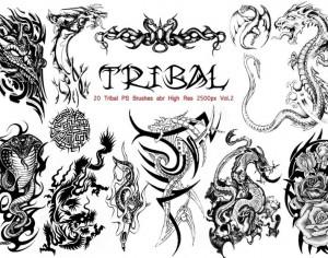 Tribal PS Brushes Vol.2 Photoshop brush