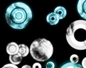 Circle Grunge Brush Photoshop brush