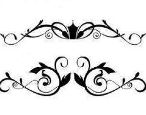 Free Floral Ornamental Border Brushes Photoshop brush