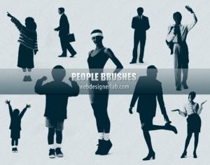 People Brushes Photoshop brush