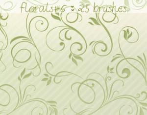 Floral Brushes 6 Photoshop brush