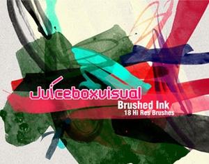 Brushed Ink Photoshop brush