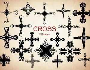 20 Cross PS Brushes abr.Vol.10 Photoshop brush