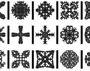 Gothic Flower Deco Brushes Photoshop brush