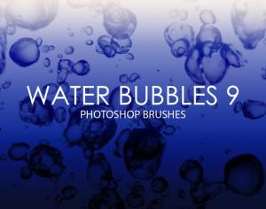 Free Water Bubbles Photoshop Brushes 9 Photoshop brush