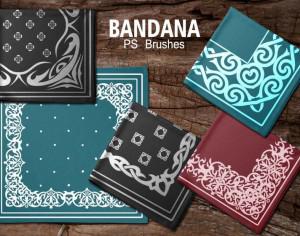 20 Bandana PS Brushes.abr vol.6 Photoshop brush