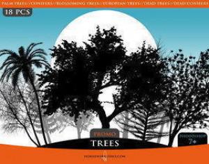 "Trees" Promo Brush Pack Photoshop brush