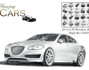 20 Car PS Brushes abr Photoshop brush