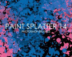 Free Paint Splatter Photoshop Brushes 14 Photoshop brush